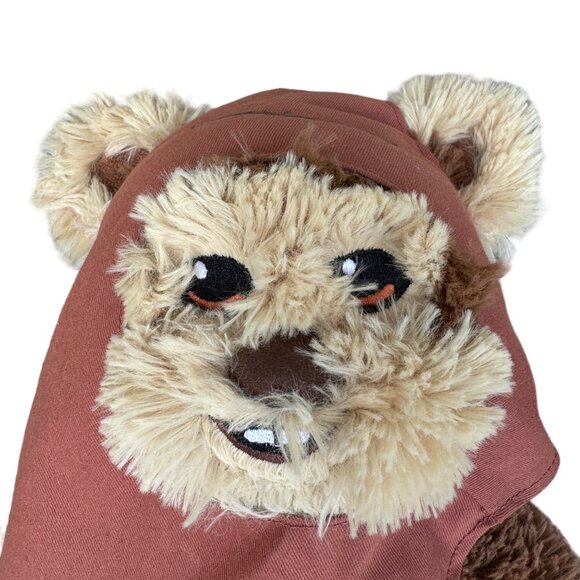 Build-A-Bear X Star Wars Wicket The Ewok 16" Large BAB Plush With Hood 2016 Rare - Picture 3 of 8